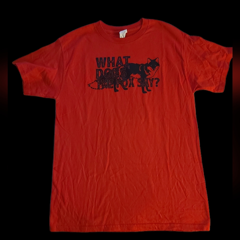 Vintage "WHAT DOES THE FOX SAY" Tee EC Sz Med